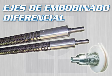 ejes de embobinado diferencial
